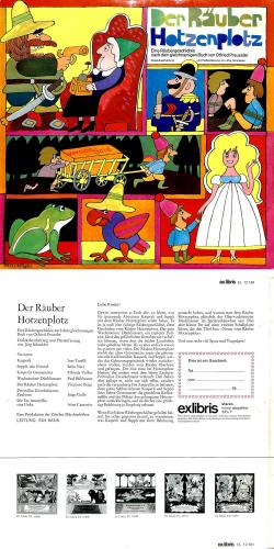 CD-Kopie von Vinyl: Der Räuber Hotzenplotz - Dialekt - 1972