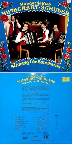 CD-Kopie von Vinyl: HD Betschart-Schuler - Stimmig i dr Sommerau - 1983