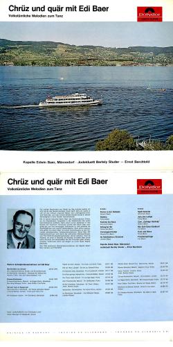 CD-Kopie von Vinyl: Chrüz und qüär mit Edi Baer