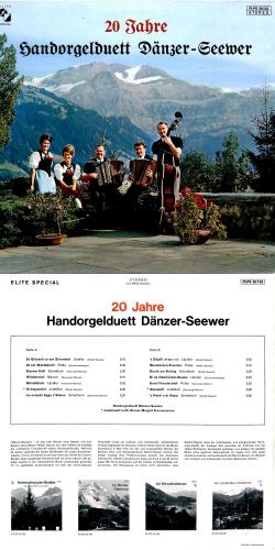 CD-Kopie von Vinyl: 20 Jahre HD Dänzer-Seewer mit JD Lotti Kiener-Margrit Zimmermann