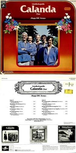 CD-Kopie von Vinyl: Ländlerkapelle Calanda Chur - Hopp EHC Arosa