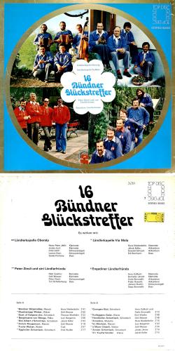 CD-Kopie von Vinyl: 16 Bündner Glückstreffer - diverse - 1977