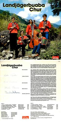 CD-Kopie von Vinyl: Landjägerbuaba Chur - 1981