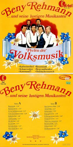 CD-Kopie von Vinyl: Beny Rehmann - Perlen der Volksmusik - 1979