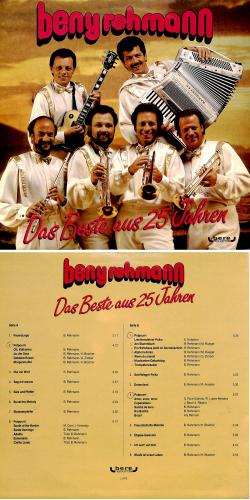 CD-Kopie von Vinyl: Beny Rehmann - Das Beste aus 25 Jahren - 1989