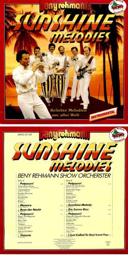 CD-Kopie von Vinyl: Beny Rehmann - Sunshine Melodies - 1985