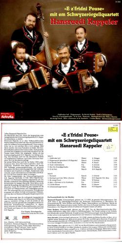 CD-Kopie von Vinyl: Jodlerklub Steffisburg u. LK Bärgfründe Eriz - 50 Jahre - 1983