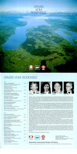 CD-Kopie von Vinyl: Gruss vom Bodensee - Hafenkonzerte ORF SWF DRS