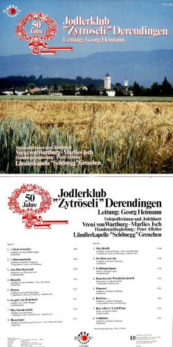 CD-Kopie von Vinyl: 50 Jahre Jodlerklub Zytröseli Derendingen, LK Schönegg Grenchen - 1984