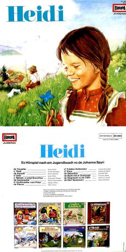 CD-Kopie von Vinyl: Heidi - Variante mit Ursula Schäppi, Rosemarie Pfluger, Walo Lüönd