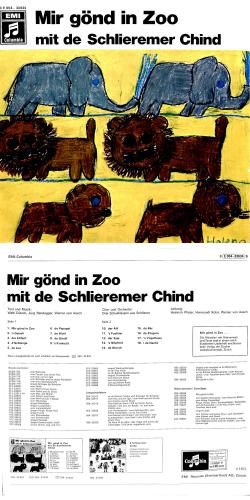 CD-Kopie von Vinyl: d Schlieremer Chind - Mir gönd in Zoo - 1972
