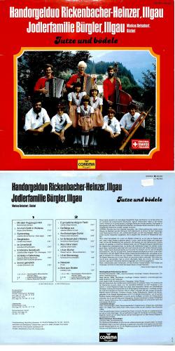 CD-Kopie von Vinyl: HD Rickenbacher-Heinzer, Jodlerfamilie Bürgler, Illgau - 1983