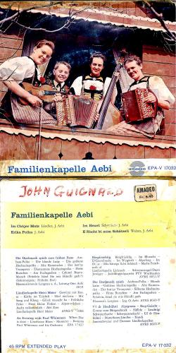 CD-Kopie von Vinyl EP: Familienkapelle Aebi - Im Chüjer Mutz u.a.
