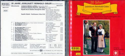CD 20 Jahre JD Reinhold-Gisler - RAR