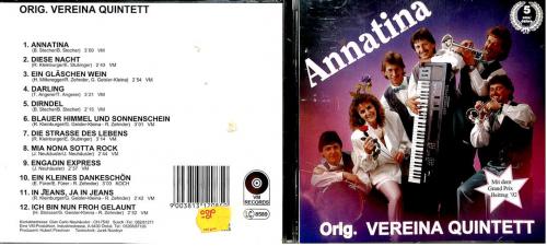 CD Annatina - Orig. Vereina Quintett