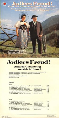 CD-Kopie Vinyl: Vreni Kneubühl, Jakob Ummel, Urs Kneubühl - Zum 80. von Jakob Ummel