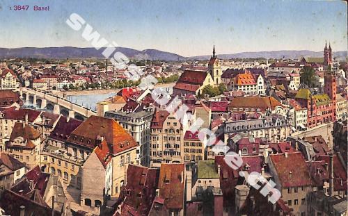 Postkarte: Basel 