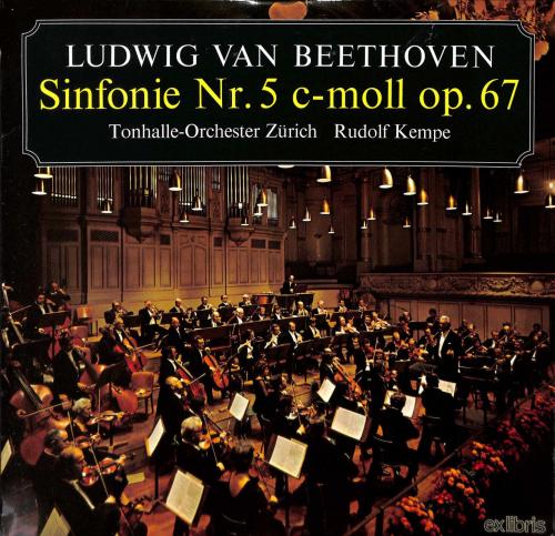 LP Tonhalle-Orchester Zürich Rudolf Krempe - Ludwig van Beethoven