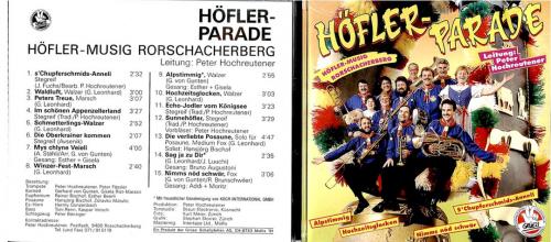 Occ. CD Höfler-Musig Rorschacherberg - Höfler-Parade - 1991