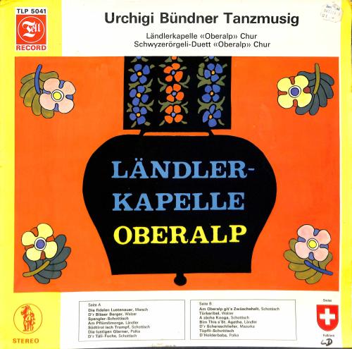 CD-Kopie von Vinyl: LK Oberalp Chur, SD Oberalp Chur - Urchigi Bündner Tanzmusig