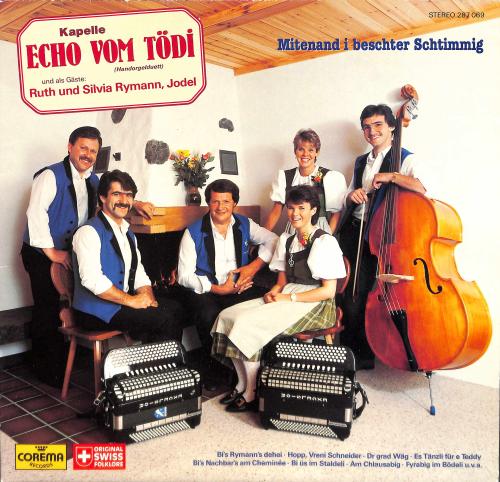 CD-Kopie von Vinyl: Echo vom Tödi mit Ruth und Silvia Rymann - Mitenand i beschter Schtimmig - 1987