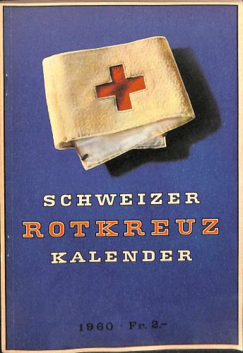 Buch Schweizer Rotkreuz Kalender 1960