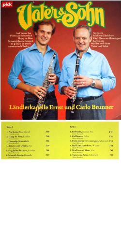 CD-Kopie von Vinyl: Ländlerkapelle Ernst und Carlo Brunner - Vater & Sohn