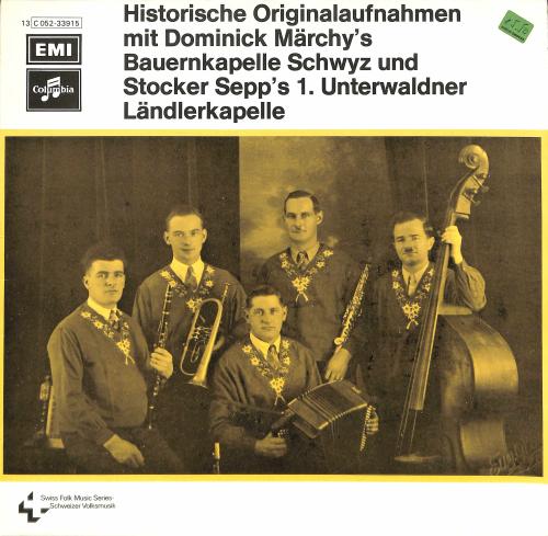 CD-Kopie von Vinyl: Dominick Märchy's Bauernkapelle Schwyz - 1975