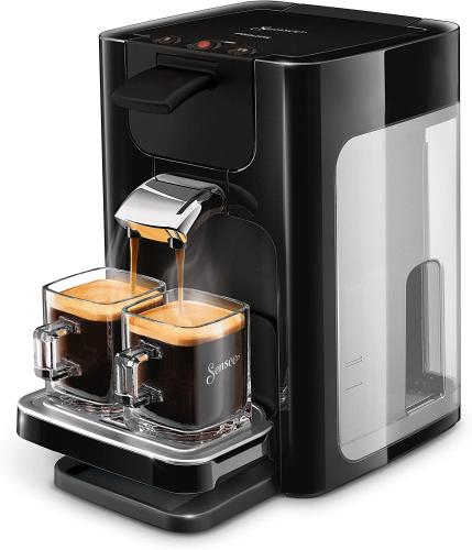 Senseo® Kaffeepadmaschine HD7865 Quadrante XL-Tank - schwarz